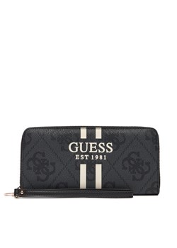 Duży Portfel Damski Guess Laurell II Slg SWOS74 59146 Czarny ze sklepu eobuwie.pl w kategorii Portfele damskie - zdjęcie 184536219