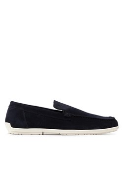 Mokasyny Calvin Klein Driving Shoe Sue HM0HM00433 Granatowy ze sklepu eobuwie.pl w kategorii Mokasyny męskie - zdjęcie 184536238