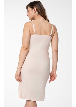 Halka damska beżowa Soft &amp; smooth Slip Long, Kolor beżowy, Rozmiar 2XL, Julimex ze sklepu Primodo w kategorii Koszule nocne - zdjęcie 184537317