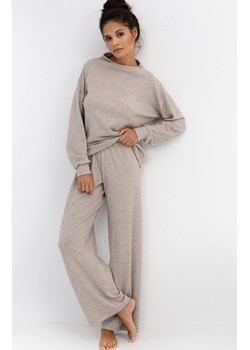 Piżama damska typu homewear Zayla, Kolor cappuccino-melanż, Rozmiar S/M, SENSIS ze sklepu Primodo w kategorii Piżamy damskie - zdjęcie 184537366