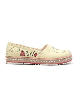 Goby Espadryle w kolorze jasnożółtym ze wzorem ze sklepu Limango Polska w kategorii Espadryle damskie - zdjęcie 184537368