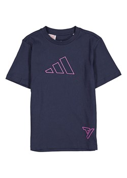 adidas Koszulka w kolorze granatowym ze sklepu Limango Polska w kategorii T-shirty chłopięce - zdjęcie 184537735