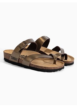 Sunbay Japonki &quot;Tulipe&quot; w kolorze złotym ze sklepu Limango Polska w kategorii Klapki damskie - zdjęcie 184537737