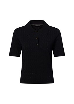 s.Oliver BLACK LABEL Damski sweter z krótkim rękawem Kobiety czarny jednolity ze sklepu vangraaf w kategorii Swetry damskie - zdjęcie 184539087