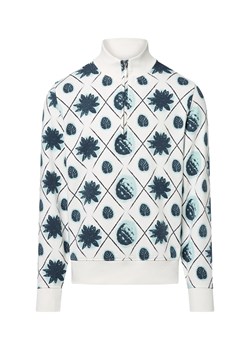 Nils Sundström Bluza męska Mężczyźni écru nadruk ze sklepu vangraaf w kategorii Bluzy męskie - zdjęcie 184539095
