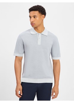 Drykorn Męska koszulka polo - Tamian Mężczyźni Bawełna jasnoniebieski marmurkowy ze sklepu vangraaf w kategorii T-shirty męskie - zdjęcie 184539117
