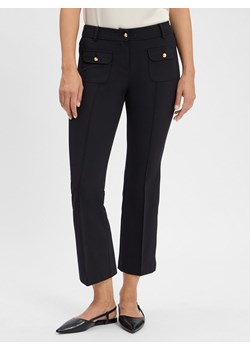 Cambio Damskie spodnie materiałowe - Farah Kobiety czarny jednolity ze sklepu vangraaf w kategorii Spodnie damskie - zdjęcie 184539126