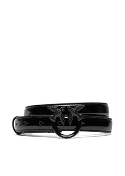 Pasek Damski Pinko Love Berry H2 Belt PE 24 PLT01 100143 A1JD Czarny ze sklepu eobuwie.pl w kategorii Paski damskie - zdjęcie 184541367