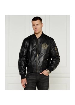 Versace Jeans Couture Skórzana kurtka | Regular Fit ze sklepu Gomez Fashion Store w kategorii Kurtki męskie - zdjęcie 184542577