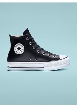 Converse Skórzane sneakersy w kolorze czarnym ze sklepu Limango Polska w kategorii Trampki damskie - zdjęcie 184543989