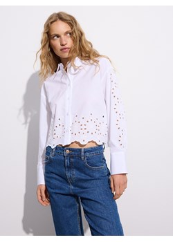 Reserved - Koszula z haftami - złamana biel ze sklepu Reserved w kategorii Koszule damskie - zdjęcie 184544407