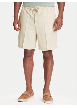 Mustang Szorty materiałowe Linen 1016459 Écru Loose Fit - id: 0000305069450 - marki Mustang - 184547009 Mustang Szorty materiałowe Linen 1016459 Écru Loose Fit ze sklepu MODIVO w kategorii Spodenki męskie - zdjęcie 184547009
