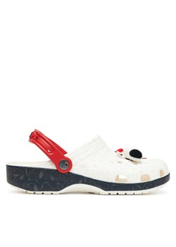 Crocs Klapki Peanuts Classic Clog 211124 Biały ze sklepu MODIVO w kategorii Klapki męskie - zdjęcie 184547038