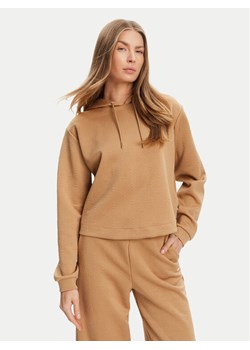 Guess Bluza V5YQ04 KBSL2 Beżowy Regular Fit ze sklepu MODIVO w kategorii Bluzy damskie - zdjęcie 184547049