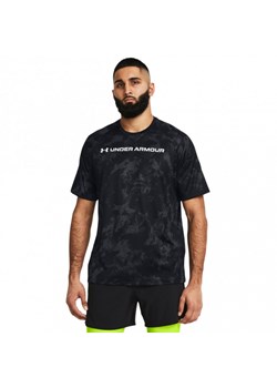 Męska koszulka treningowa Under Armour UA Tech Abc Camo Ss - czarna ze sklepu Sportstylestory.com w kategorii T-shirty męskie - zdjęcie 184547587
