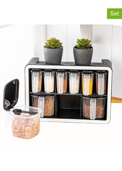 Violeta Home 10-częściowy zestaw w kolorze czarnym ze sklepu Limango Polska w kategorii Pojemniki kuchenne - zdjęcie 184548587