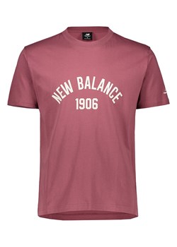 New Balance Koszulka &quot;Essentials Varsity&quot; w kolorze różowym ze sklepu Limango Polska w kategorii T-shirty męskie - zdjęcie 184548777
