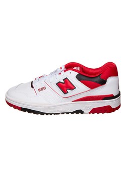 New Balance Skórzane sneakersy &quot;550&quot; w kolorze biało-czerwonym ze sklepu Limango Polska w kategorii Buty sportowe męskie - zdjęcie 184548837