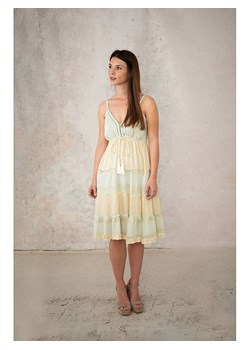 Lula Natura Sukienka w kolorze żółto-zielonym ze sklepu Limango Polska w kategorii Sukienki - zdjęcie 184549055