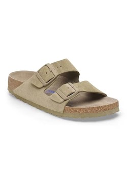 Birkenstock Skórzane klapki &quot;Arizona&quot; w kolorze khaki ze sklepu Limango Polska w kategorii Klapki damskie - zdjęcie 184549179