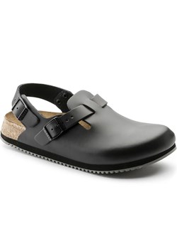 Birkenstock Skórzane półsandały &quot;Tokio&quot; w kolorze czarnym ze sklepu Limango Polska w kategorii Sandały damskie - zdjęcie 184549206