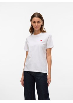 Vero Moda Koszulka w kolorze białym ze sklepu Limango Polska w kategorii Bluzki damskie - zdjęcie 184549818