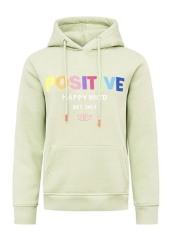 Zwillingsherz Bluza &quot;Positive&quot; w kolorze zielonym ze sklepu Limango Polska w kategorii Bluzy damskie - zdjęcie 184549997