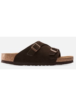 Birkenstock Skórzane klapki &quot;Zurich&quot; w kolorze brązowym ze sklepu Limango Polska w kategorii Klapki męskie - zdjęcie 184550036