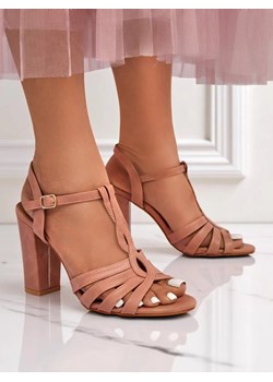 Royalfashion Sandałki damskie na słupku Daffi Elegance ze sklepu royalfashion.pl w kategorii Sandały damskie - zdjęcie 184550576