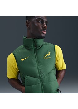 Męski bezrękawnik z wypełnieniem Nike Rugby Sideline Springboks - Zieleń ze sklepu Nike poland w kategorii Kamizelki męskie - zdjęcie 184551169