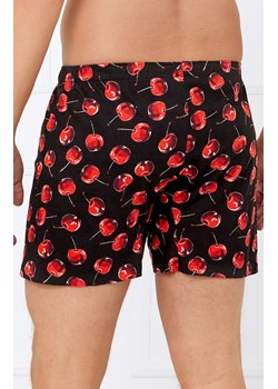Luźne bokserki męskie bawełniane Cherry, Kolor czarno-czerwony, Rozmiar M, Italian Fashion ze sklepu Primodo w kategorii Majtki męskie - zdjęcie 184552085