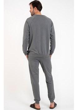 Bawełniany dres męski szary melanż Hektor, Kolor melanż ciemny, Rozmiar S, Italian Fashion ze sklepu Primodo w kategorii Bluzy męskie - zdjęcie 184552088