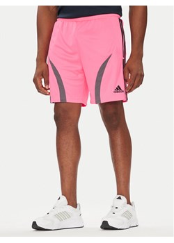 adidas Szorty sportowe Teamgeist adicolor JW1343 Różowy Regular Fit ze sklepu MODIVO w kategorii Spodenki męskie - zdjęcie 184553475