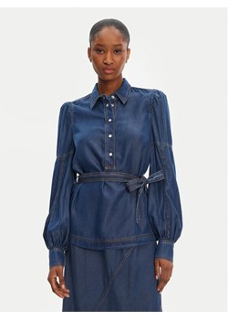 Munthe Koszula jeansowa Pikine 252101525207 Niebieski Regular Fit ze sklepu MODIVO w kategorii Koszule damskie - zdjęcie 184553537