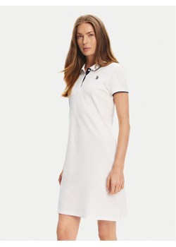 U.S. Polo Assn. Sukienka codzienna WUP1312 Biały Regular Fit ze sklepu MODIVO w kategorii Sukienki - zdjęcie 184553538
