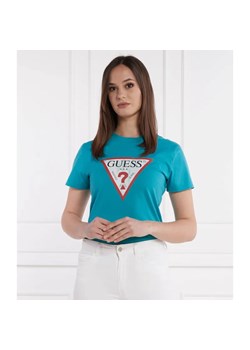 GUESS T-shirt | Classic fit ze sklepu Gomez Fashion Store w kategorii Bluzki damskie - zdjęcie 184554927