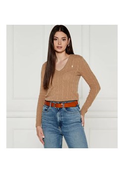 POLO RALPH LAUREN Wełniany sweter KIMBERLY | Regular Fit | z dodatkiem kaszmiru ze sklepu Gomez Fashion Store w kategorii Swetry damskie - zdjęcie 184555585