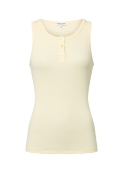 Marie Lund Top damski Kobiety Bawełna waniliowy jednolity ze sklepu vangraaf w kategorii Bluzki damskie - zdjęcie 184555766