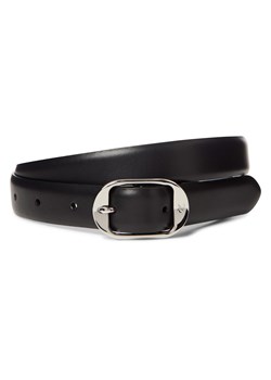 Calvin Klein Damski pasek skórzany Kobiety skóra czarny jednolity ze sklepu vangraaf w kategorii Paski damskie - zdjęcie 184555775