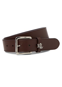 Lauren Ralph Lauren Damski pasek skórzany - Carryover Kobiety skóra czekoladowy jednolity ze sklepu vangraaf w kategorii Paski damskie - zdjęcie 184555777