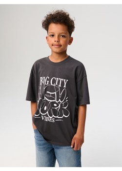 Sinsay - Koszulka oversize - szary ze sklepu Sinsay w kategorii T-shirty chłopięce - zdjęcie 184557079