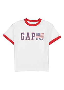 GAP Koszulka w kolorze białym ze sklepu Limango Polska w kategorii T-shirty chłopięce - zdjęcie 184559079
