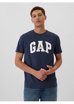 GAP Koszulka w kolorze granatowym ze sklepu Limango Polska w kategorii T-shirty męskie - zdjęcie 184559459