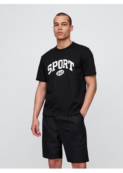 GAP Koszulka w kolorze czarnym ze sklepu Limango Polska w kategorii T-shirty męskie - zdjęcie 184559509