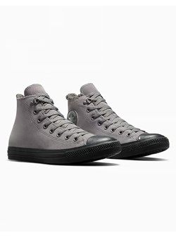Converse Skórzane sneakersy &quot;Chuck Taylor&quot; w kolorze szarym ze sklepu Limango Polska w kategorii Trampki damskie - zdjęcie 184559566