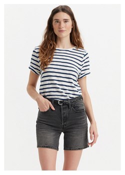 Levi&apos;s Koszulka w kolorze biało-granatowym ze sklepu Limango Polska w kategorii Bluzki damskie - zdjęcie 184559627