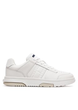 Sneakersy Tommy Jeans Tjm Leather Cupsole 2.0 EM0EM01283 Biały ze sklepu eobuwie.pl w kategorii Buty sportowe męskie - zdjęcie 184560388