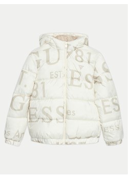 Guess Kurtka puchowa H4BJ05 WCFM0 Biały Regular Fit ze sklepu MODIVO w kategorii Kurtki dziewczęce - zdjęcie 184560687
