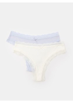 Sinsay - Majtki brazyliany 2 pack - wielobarwny ze sklepu Sinsay w kategorii Majtki damskie - zdjęcie 184562147
