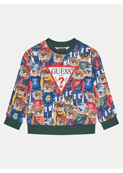 Guess Bluza N5RQ03 KA6R4 Kolorowy Regular Fit ze sklepu MODIVO w kategorii Bluzy chłopięce - zdjęcie 184562186